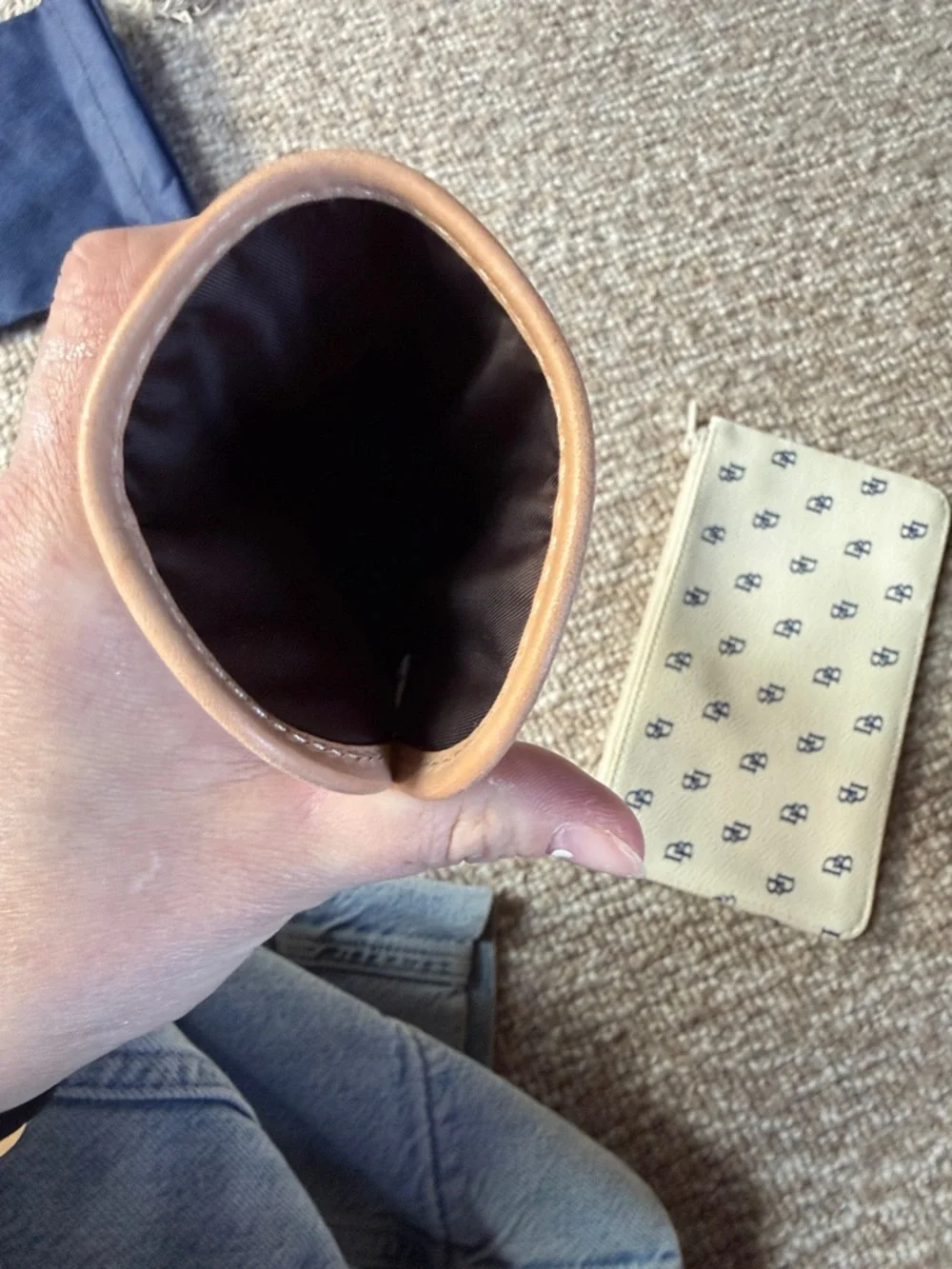 Dooney and Bourke small monogram wallets, pouch, and eye glass holder - Picture 7 of 16